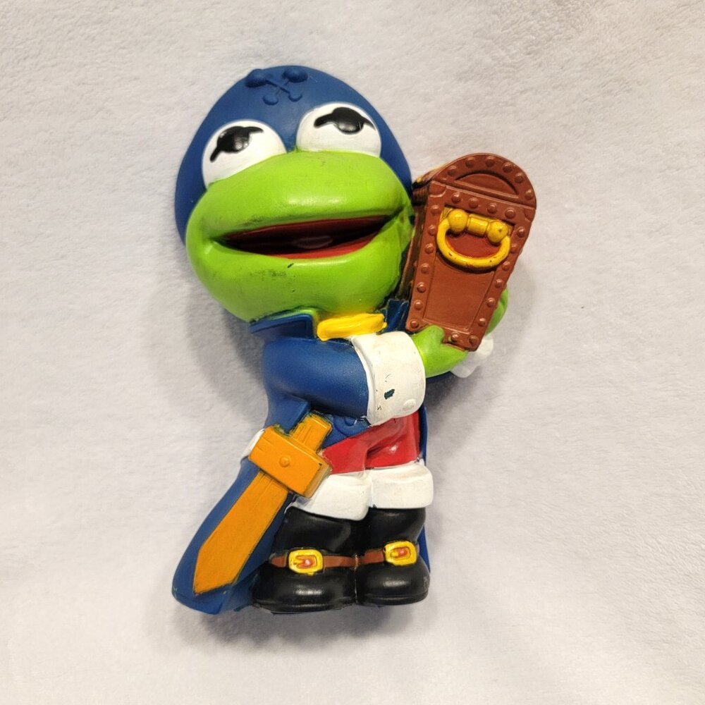 Vintage 1989 Illco Toys Pirate Kermit the Frog Bank Henson Associates Inc.